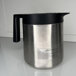 BUNN O Matic Carafe Model 40200.0002 10 Cup Stainless Steel Decanter Coffee